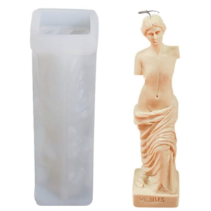 Molde de silicon 3D Venus Diosa de la mitología griega romana diosa vela