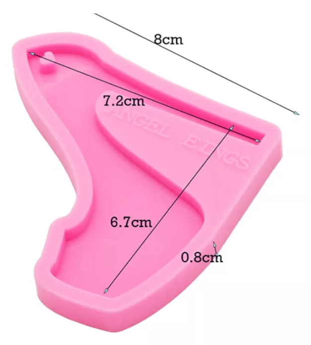 Molde Silicon Diseño Zapato De Tacón Colgar Decoración* - Imagen 3