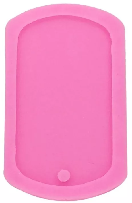 Molde Silicon Tipo Etiqueta Colgar Llavero* - Imagen 3