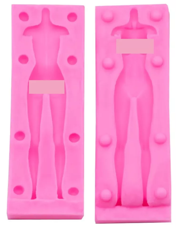 Moldes Silicon Para Muñecos 3d Muñeca* - Imagen 4