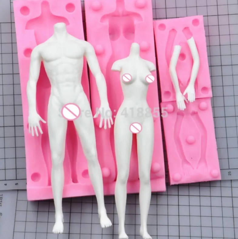 Moldes Silicon Para Muñecos 3d Muñeca* - Imagen 8