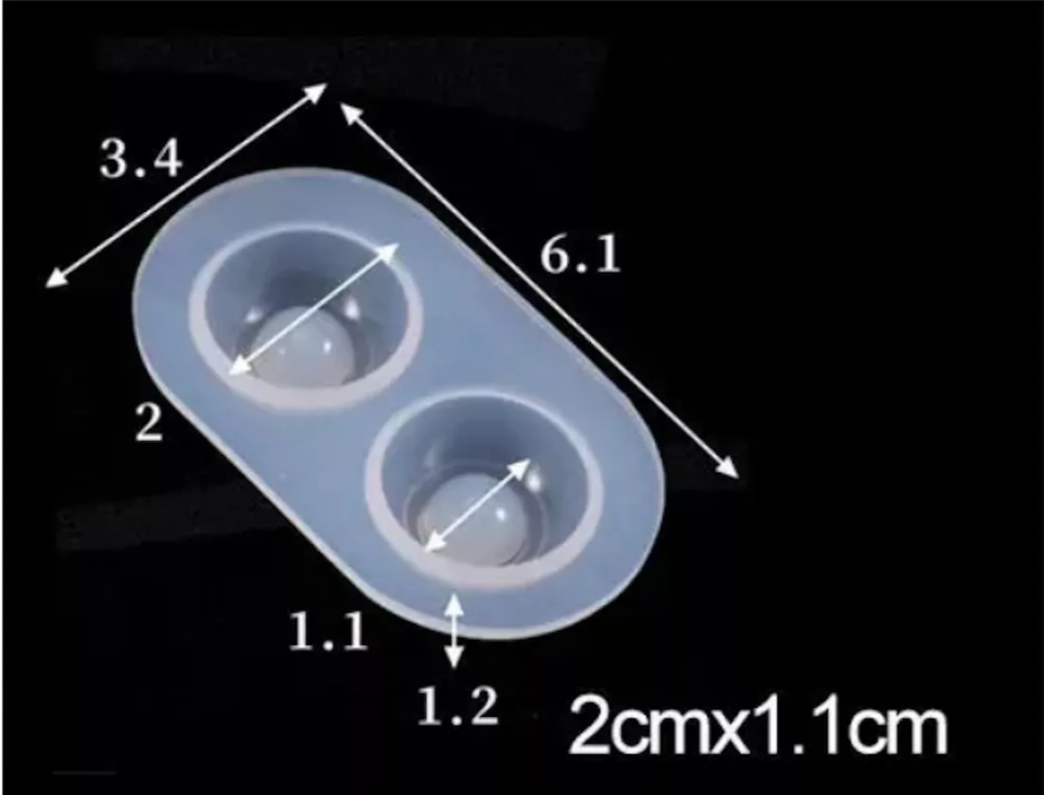 Molde De Silicon Para Hacer Ojos* - Imagen 2