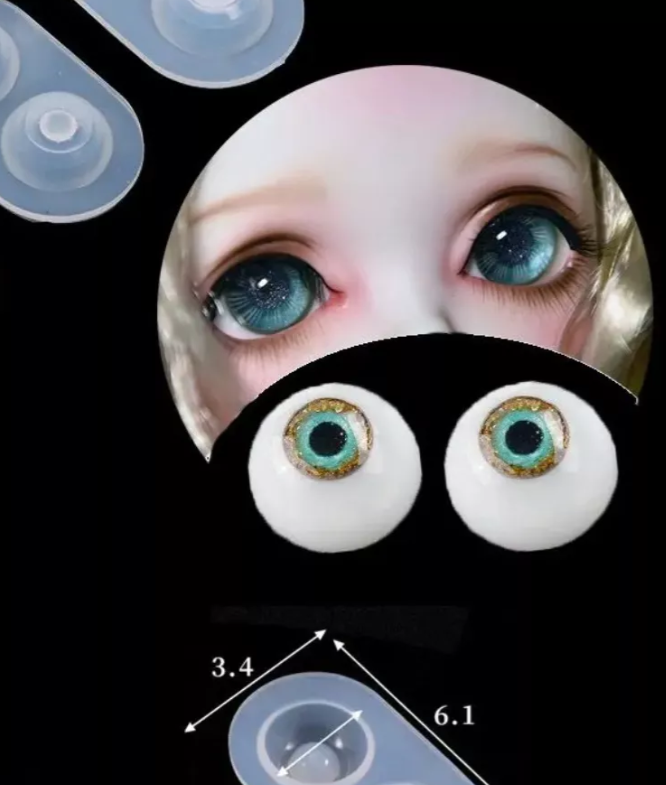 Molde De Silicon Para Hacer Ojos* - Imagen 3