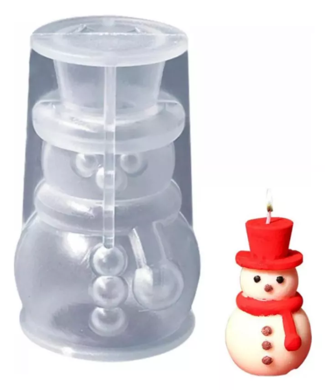 Molde De Silicon Mono De Nieve*