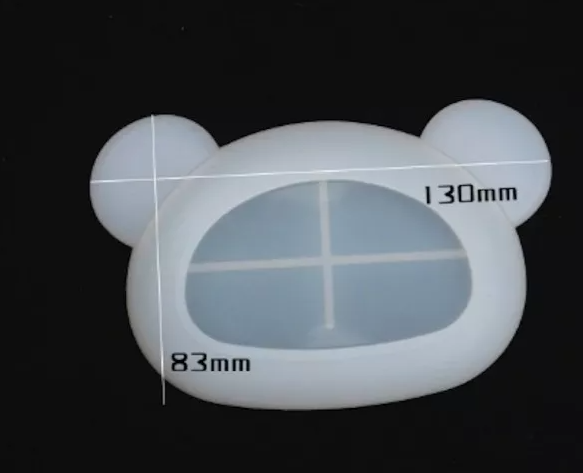Molde Silicon Recipiente Tipo Osito Oso Resina* - Imagen 2