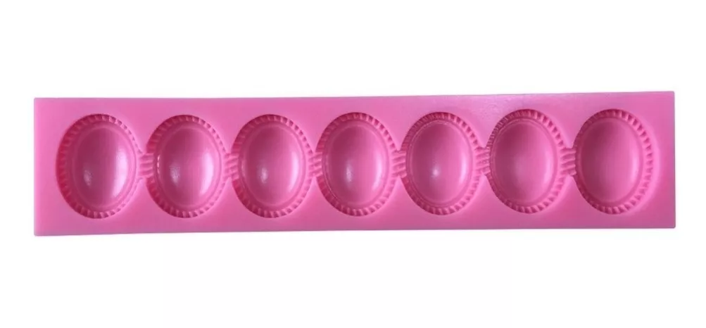 Molde Silicon Collar Diamante Fondant Joyería Camafeo* - Imagen 3