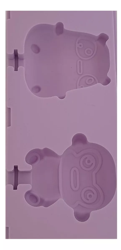 Molde Silicon Chico 2 Figuras Paletas Infantil*