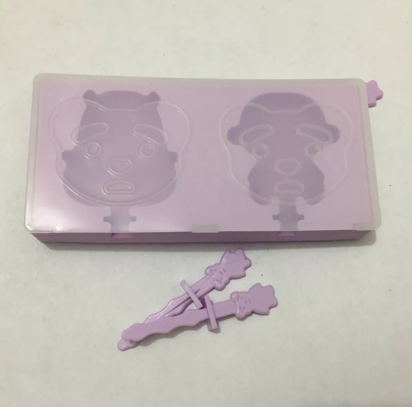 Molde Silicon Chico 2 Figuras Paletas Infantil* - Imagen 6