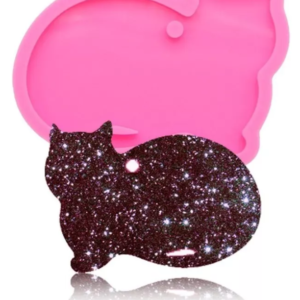 Molde Silicon Gato Gatito Colgar Llavero*