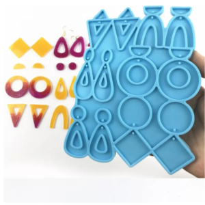 Molde Silicon En Forma De Dijes Para Aretes #91*