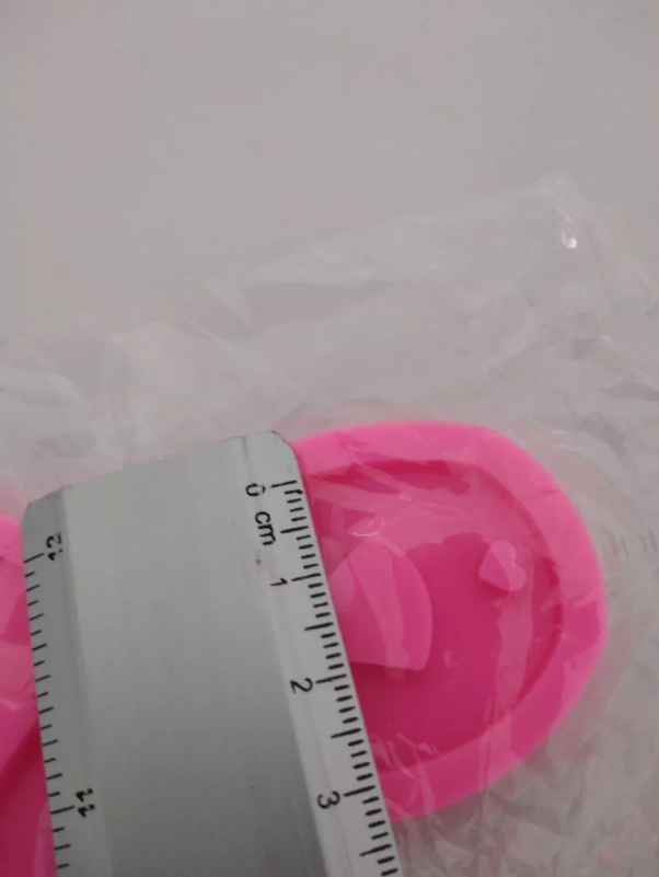 Molde Silicon Símbolo Contra El Cancer Colgar Llavero* - Imagen 3