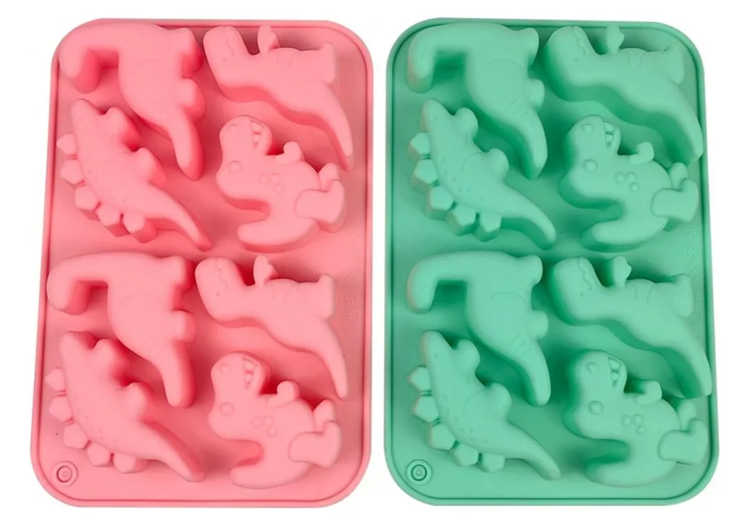 Molde Silicon De Dinosaurios Jabón Decoración* - Imagen 4