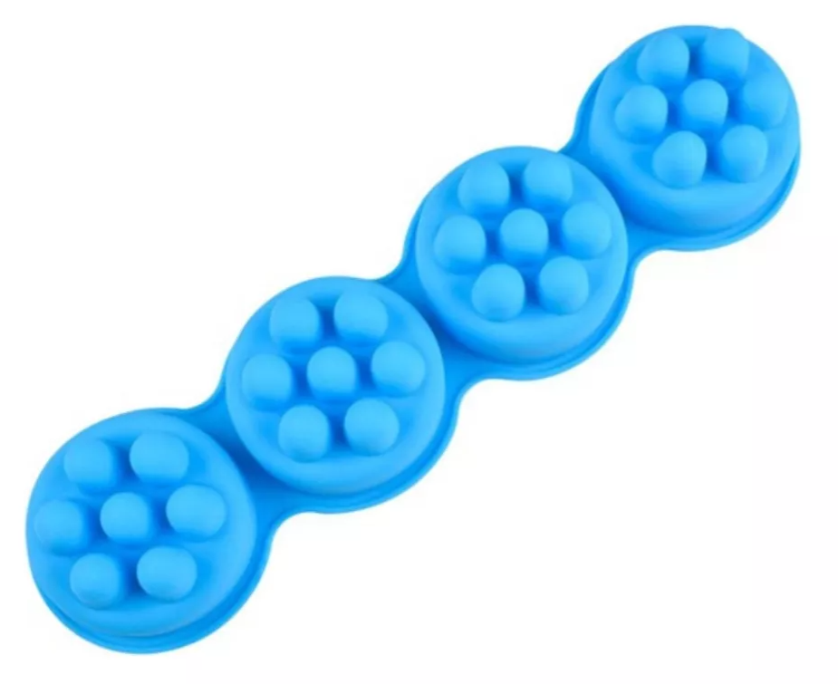 Molde Silicon Para Hacer Jabón Con Bolas De Masaje* - Imagen 2