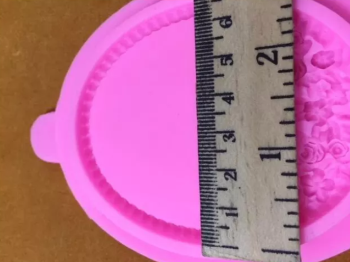 Molde Silicon Marco Pastel Estiqueta Barroco Para Decorar* - Imagen 3