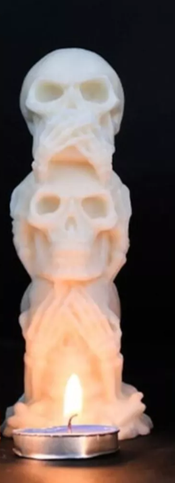 Molde Silicon Calaveras Halloween Decorar* - Imagen 3