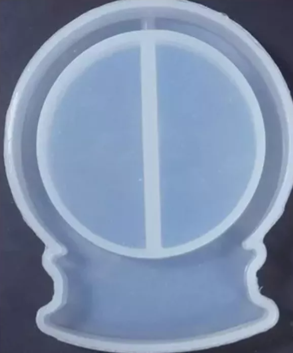 Molde De Silicon Bola Cristal Shaker Dije* - Imagen 2