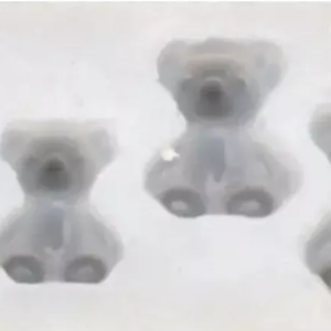 Molde De Silicon Joyería Charms Uñas Ositos Mini*