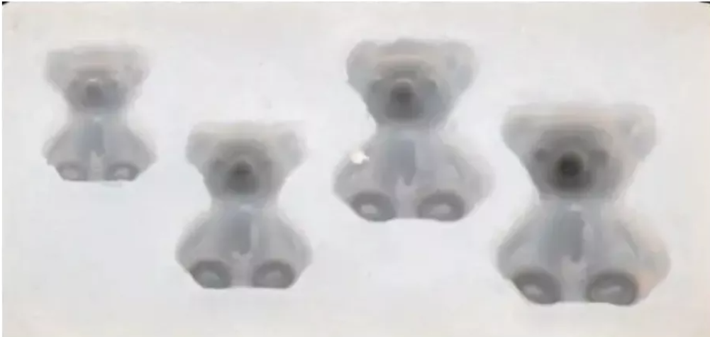 Molde De Silicon Joyería Charms Uñas Ositos Mini*