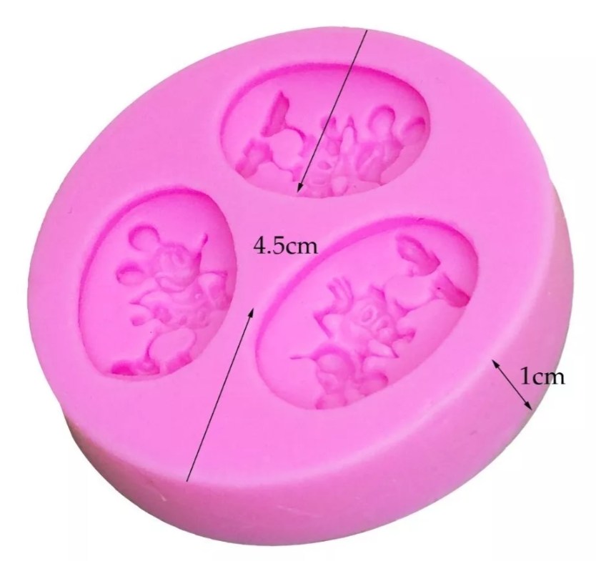 Molde Silicon Del Ratón Mini* - Imagen 3