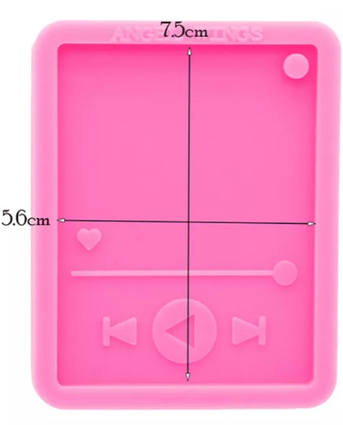 Molde De Silicon Forma De Reproductor De Música Dije* - Imagen 3