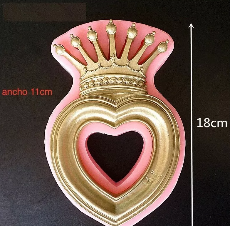 Molde Silicon Para Marco Chocolate Vela Decoración* - Imagen 2