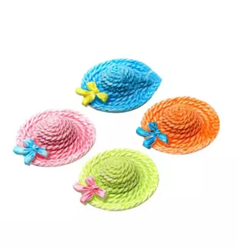 Molde Silicon Diseño De Sombreros Paja Mini* - Imagen 2