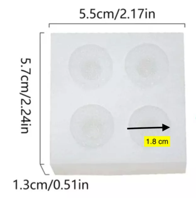 Molde Silicon Diseño De Sombreros Paja Mini* - Imagen 3