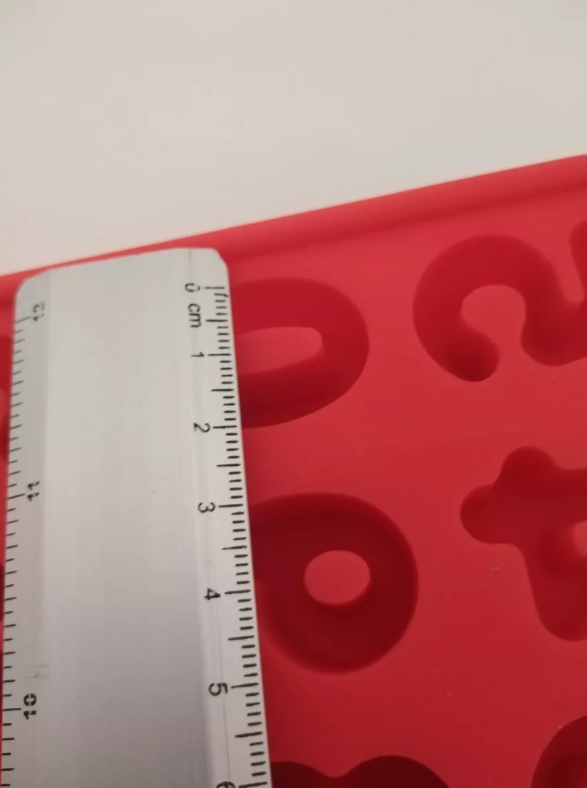 Molde De Silicon De Números Para Hacer Chocolate Fondant* - Imagen 4