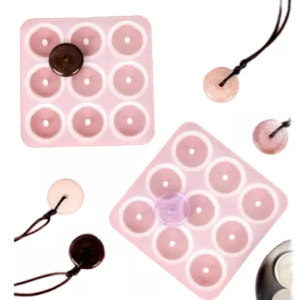 Molde Silicon Colgante Redondo Joyería*