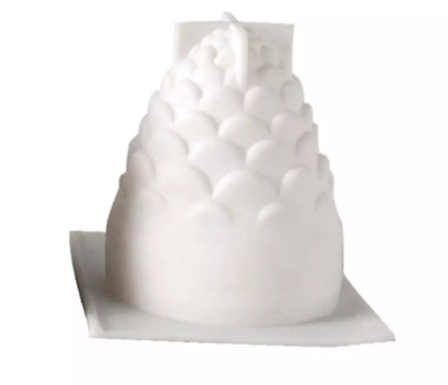 Molde Silicon Forma De Piña Vela De Navidad*