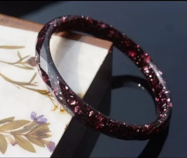 Molde Silicon Resina Pulsera Delgada Faceteada 6.2 Cm X 1 Cm* - Imagen 2