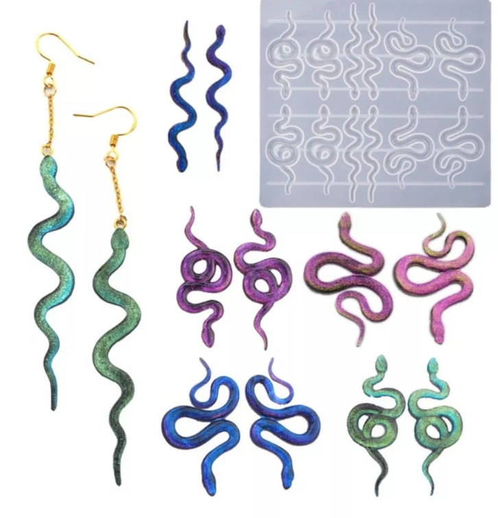 Molde Silicon Víboras Diferentes*