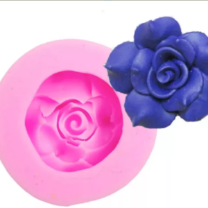 Molde Silicon Rosa Diseño 3d 3.8 Cm*