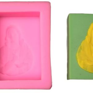 Molde Silicon Rectángulo Jesús 1era Comunión 7.5 X 6 C*