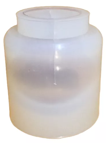 Molde Silicon Esfera Completa Con Entrada Por Inyección 1*