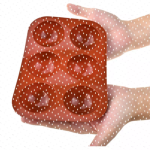 Molde Silicon Media Esfera Circulo Diametro 5 X 2.5 Cm*