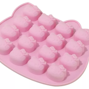 Molde Silicon Con Diseño De Kitty #1*