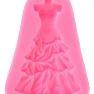Molde De Silicon De Vestido En Maniqui*