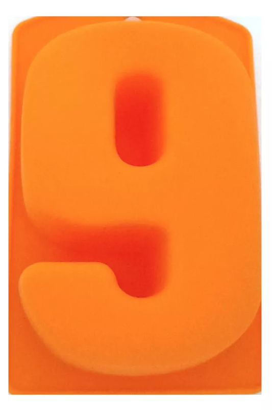 Molde De Silicon Vela Número # 9 Nueve*