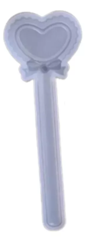 Molde De Silicon Diseño De Varita Corazón*