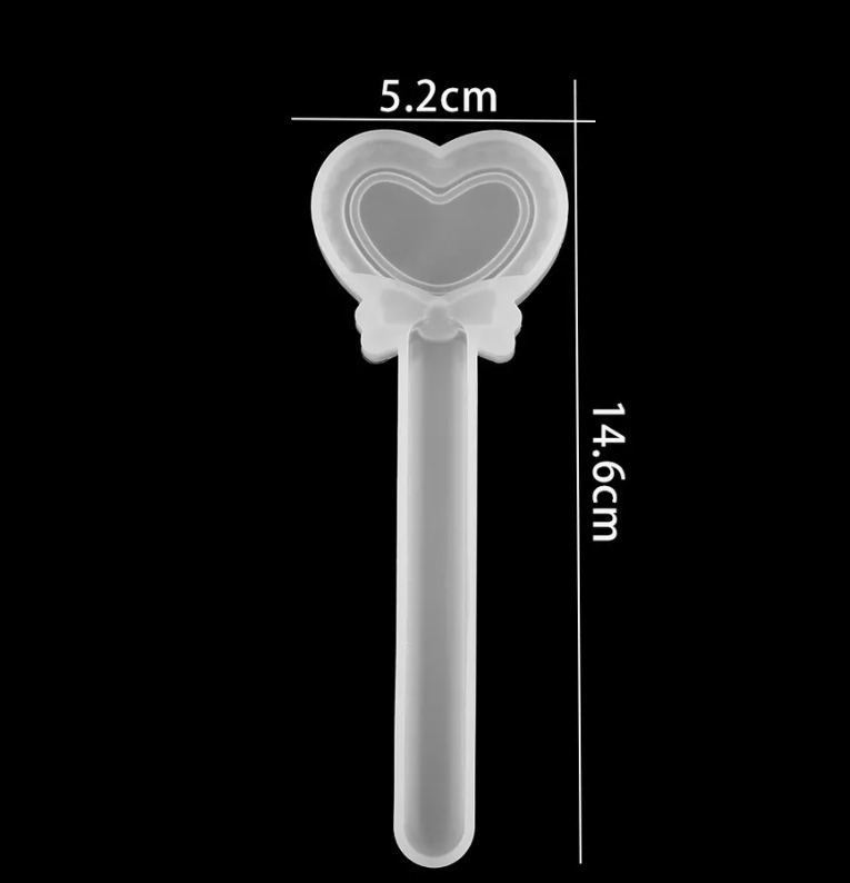 Molde De Silicon Diseño De Varita Corazón* - Imagen 4