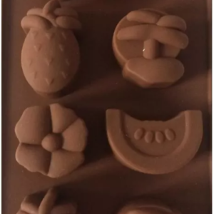 Molde De Silicon Playa Y Frutas*