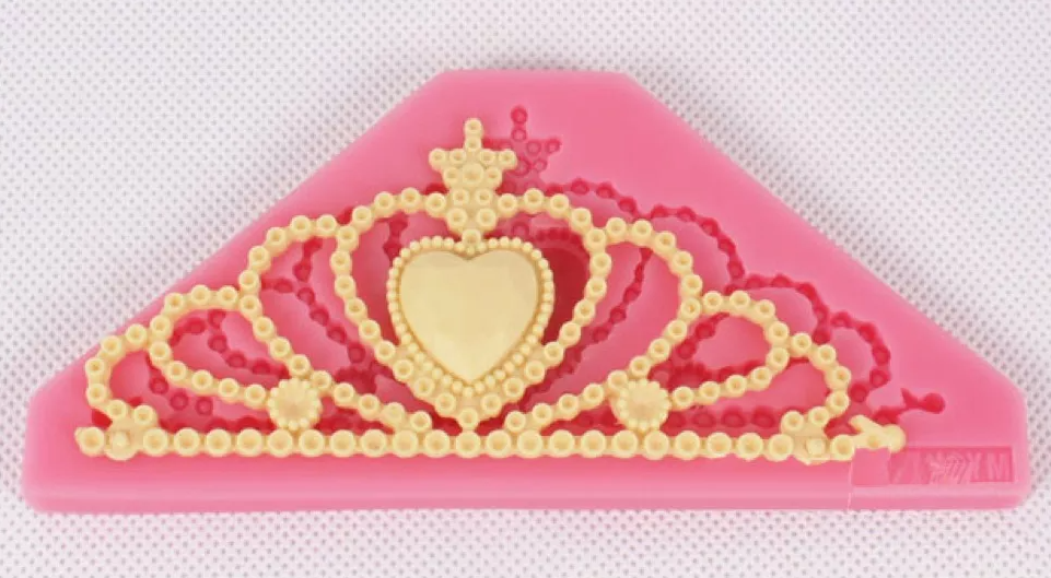 Molde Silicon Para Hacer Coronita Con Corazon Corona* - Imagen 5