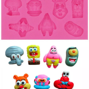 Molde Silicon Diseño De Caricaturas Animadas*