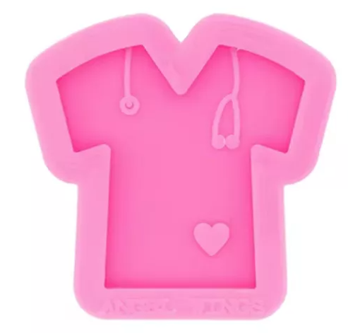 1 Molde Silicon Diseño De Uniforme De Médico Chico*