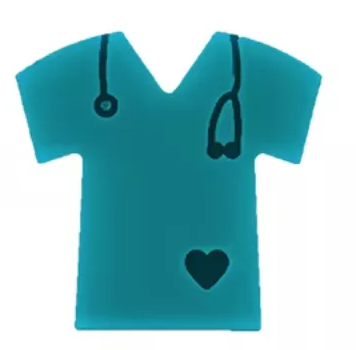 1 Molde Silicon Diseño De Uniforme De Médico Chico* - Imagen 2