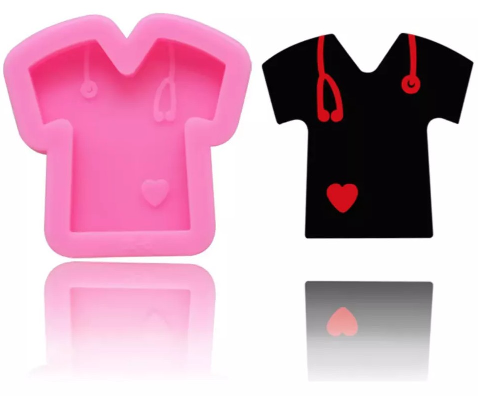 1 Molde Silicon Diseño De Uniforme De Médico Chico* - Imagen 5