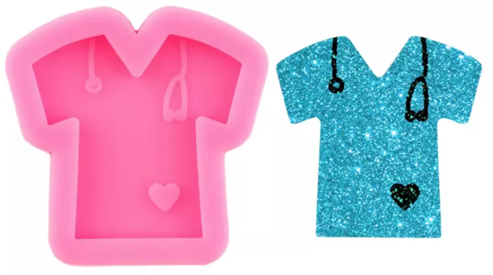 1 Molde Silicon Diseño De Uniforme De Médico Chico* - Imagen 4