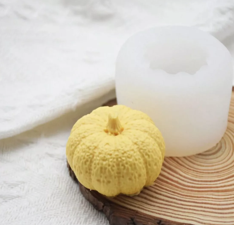 1 Molde Silicon Forma De Calabaza Chica Decoración Halloween* - Imagen 3
