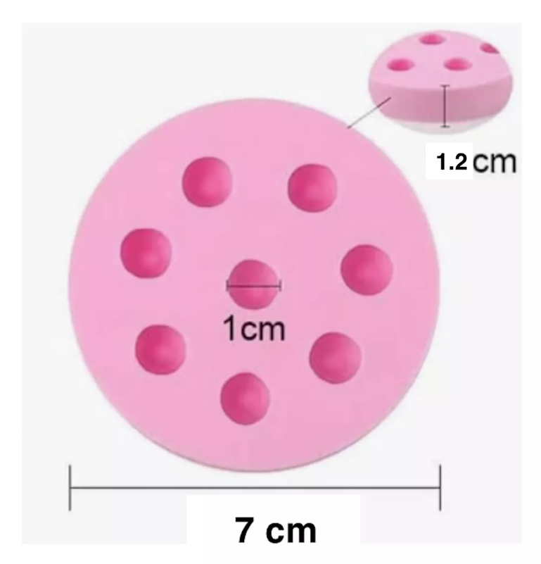 Molde Silicon Fruta Arándano* - Imagen 2